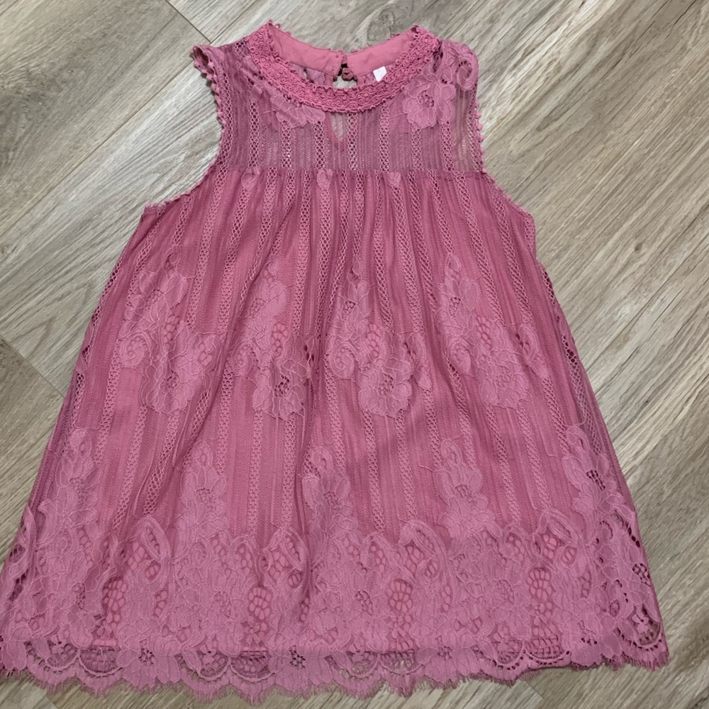 Xhilaration Crochet/Lacy Tunic M